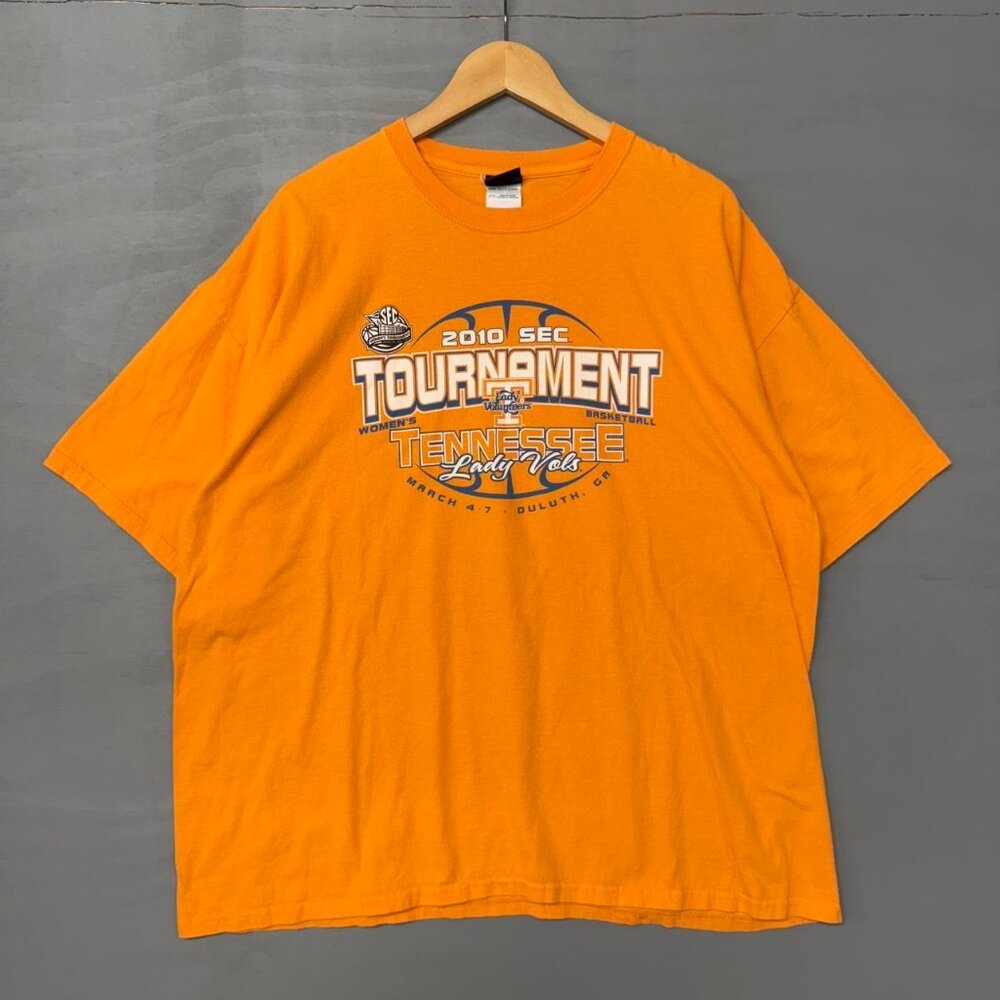 Vintage Lady Vols Tennessee Volunteers‎ Orange Tournament Shirt XXL